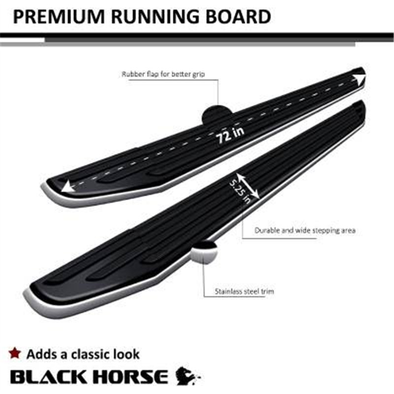 Black Horse Offroad | Running Board - Journey 2.4L / 3.5L / 3.6L 2009-2020