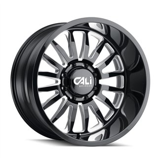 CALI Off-Road | 9110 Summit 20X9.0 ET0 - Black With Natural Accents