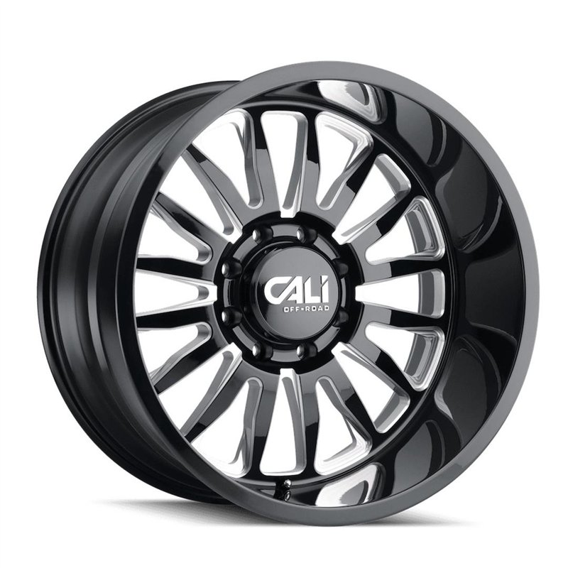 CALI Off-Road | 9110 Summit 20X9.0 ET0 - Black With Natural Accents