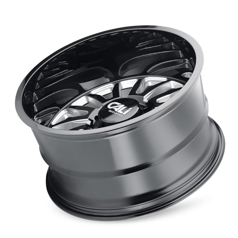 CALI Off-Road | 9110 Summit 20X9.0 ET0 - Black With Natural Accents