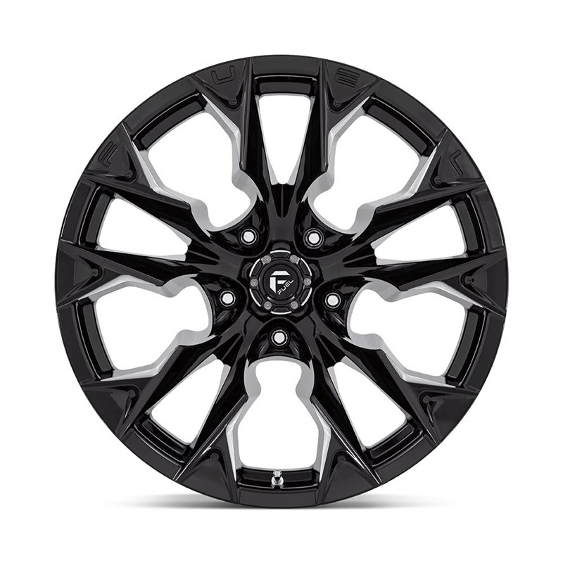 Fuel Off-Road | Flame 5 D803 20X10.0 ET-18 - Black With Natural Accents