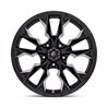 Fuel Off-Road | Flame 5 D803 20X10.0 ET-18 - Black With Natural Accents