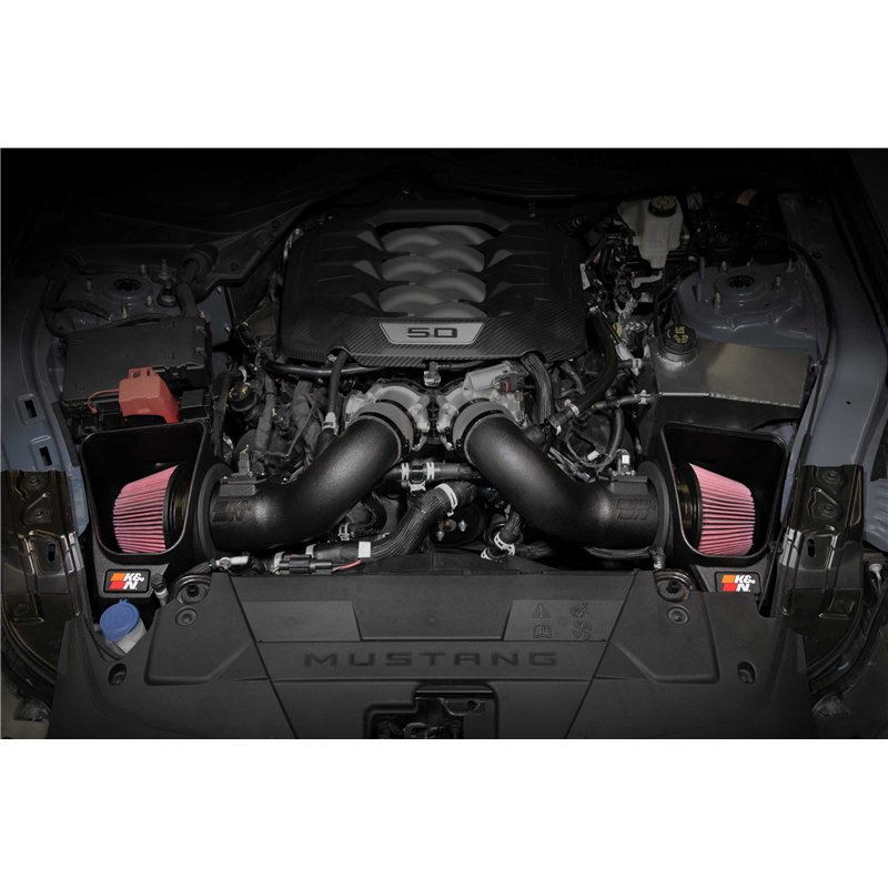 K&N | Performance Air Intake System - Mustang 5.0L 2024-2025
