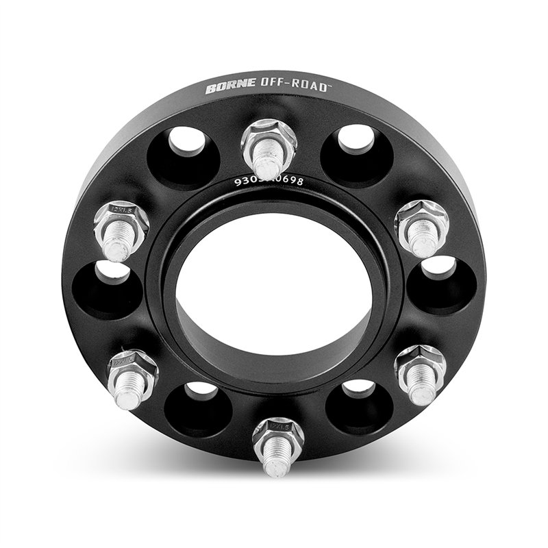 Mishimoto | Wheel Spacers, 6x135, 87.1 Center Bore, M14x1.5, 25mm Thick, Black - Expedition / F-150 / Navigator 2015-2023