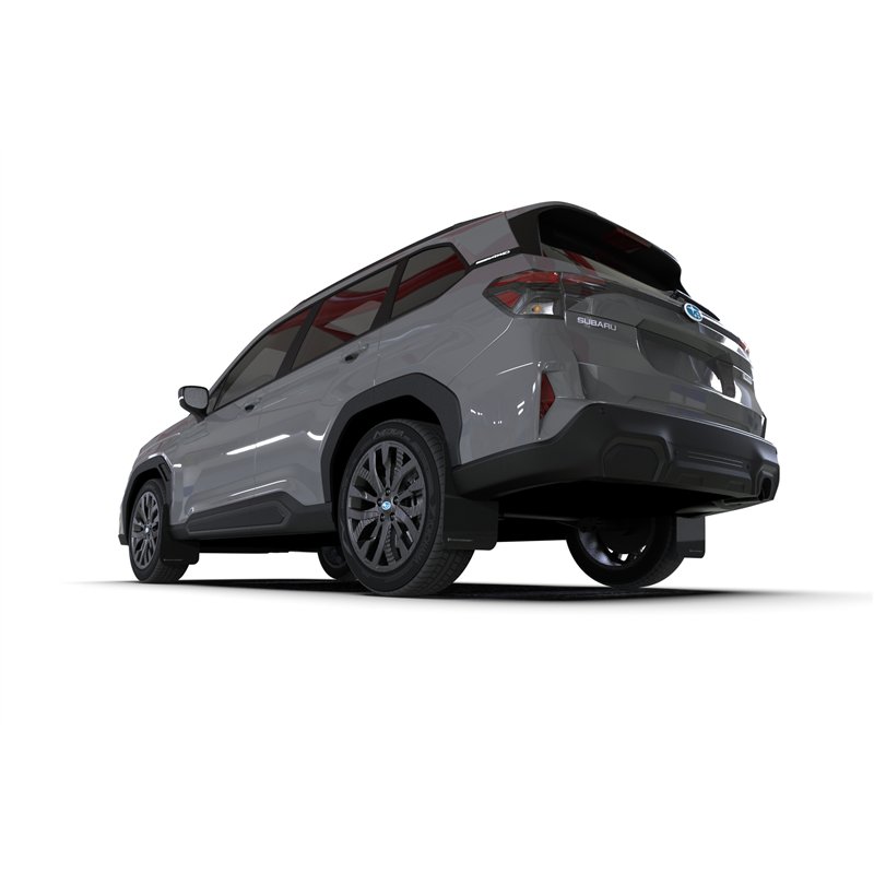 RallyArmor | Black UR Mud Flap Logo Grey - Forester 2025
