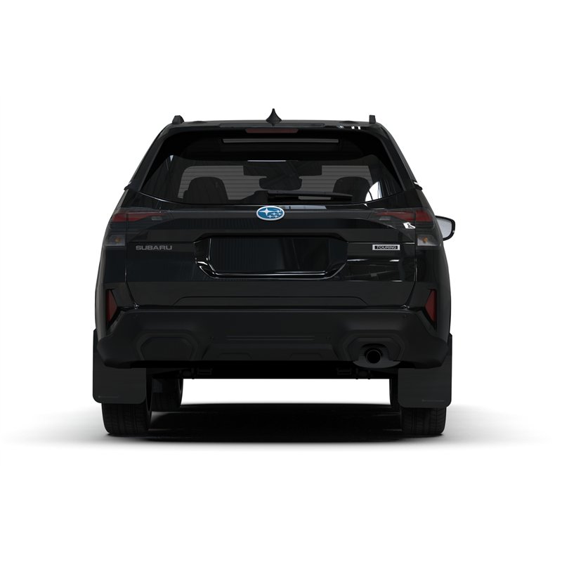 RallyArmor | Black UR Mud Flap Logo Metallic Black - Forester 2025
