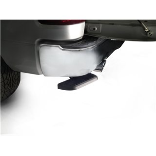 AMP Research | Bedstep Flip Down Bumper Step - Silverado / Sierra 2500 HD / 3500 HD 6.6L 2020-2025