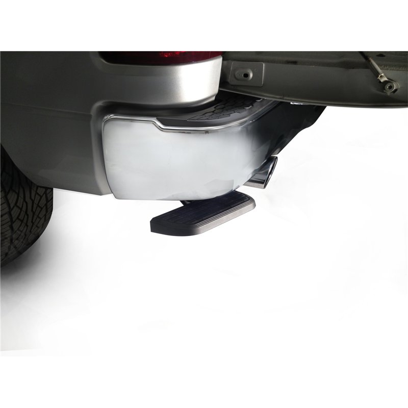 AMP Research | Bedstep Flip Down Bumper Step - Silverado / Sierra 2500 HD / 3500 HD 6.6L 2020-2025