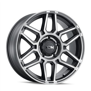 ION | 146 20x10.0 ET-19 - Matte Black Machined With Dark