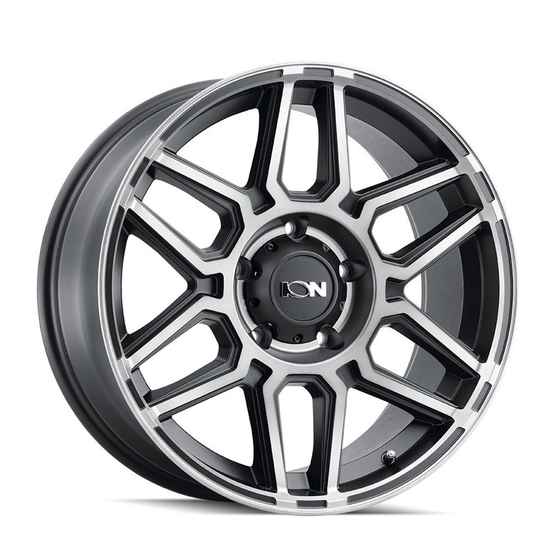 ION | 146 20x10.0 ET-19 - Matte Black Machined With Dark