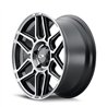 ION | 146 20x10.0 ET-19 - Matte Black Machined With Dark