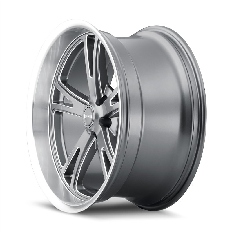 RIDLER | 606 18x8.0 ET0 - Gloss Grey Machined