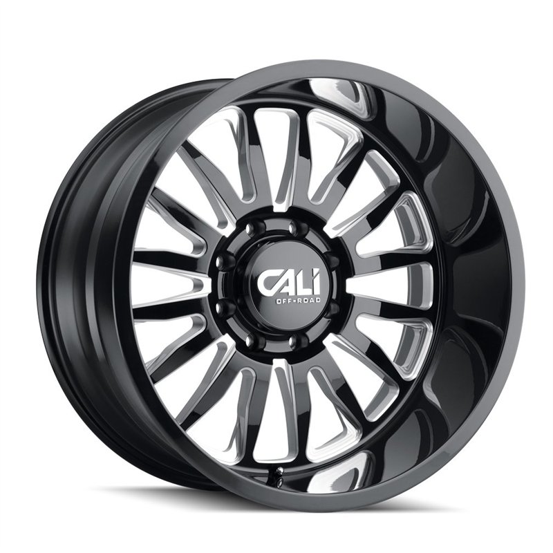 CALI Off-Road | SUMMIT 20x12.0 ET-51 - Gloss Black Milled