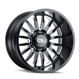CALI Off-Road | SUMMIT 20x9.0 ET0 - Gloss Black Milled