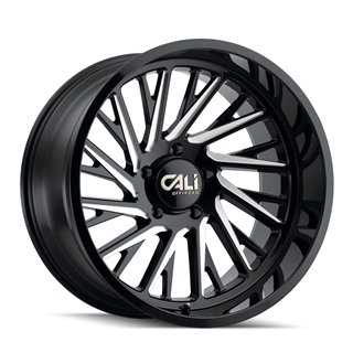 CALI Off-Road | PURGE 20x12.0 ET-51 - Gloss Black Milled