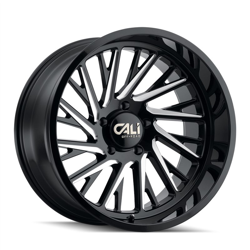 CALI Off-Road | PURGE 20x12.0 ET-51 - Gloss Black Milled