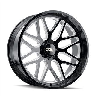 CALI Off-Road | INVADER 20x10.0 ET-25 - Gloss Black Milled