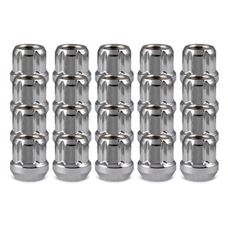 RHI | Lug Nuts (20) - Open End, Spline - Zinc - 12x1.5 X 22mm (0.87")
