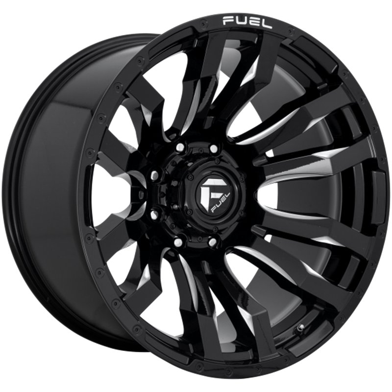 Fuel Off-Road | D673 20x10.0 ET-18 - GLOSS BLACK MILLED