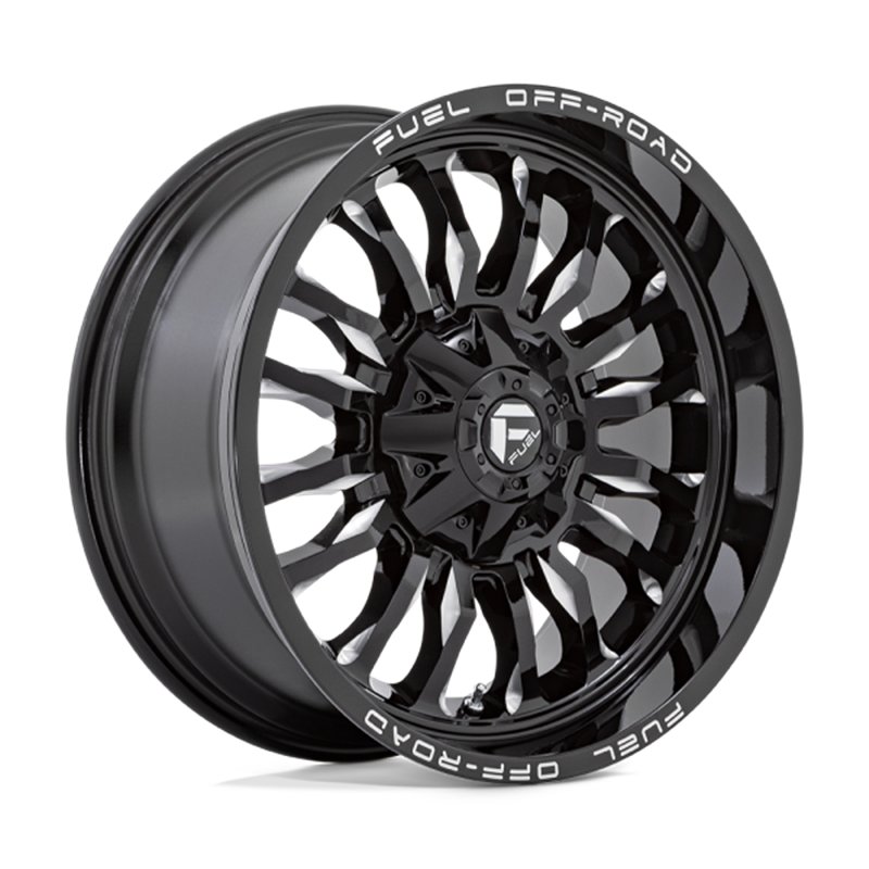 Fuel Off-Road | D795 20x10.0 ET-18 - GLOSS BLACK MILLED