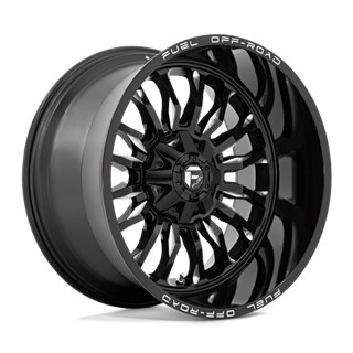 Fuel Off-Road | D795 22x12.0 ET-44 - GLOSS BLACK MILLED