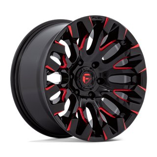Fuel Off-Road | D829 18x9.0 ET1 - GLOSS BLACK MILLED RED TINT