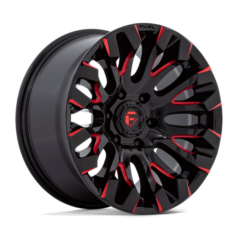 Fuel Off-Road | D829 18x9.0 ET1 - GLOSS BLACK MILLED RED TINT