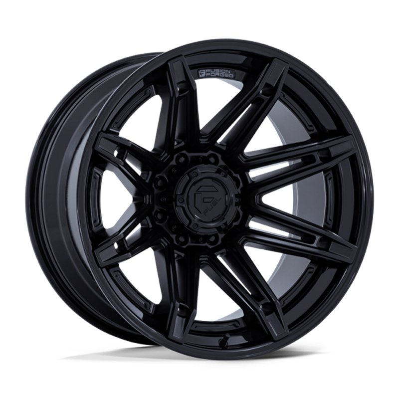 Fuel Off-Road | FC401 20x10.0 ET-18 - MATTE BLACK WITH GLOSS BLACK LIP