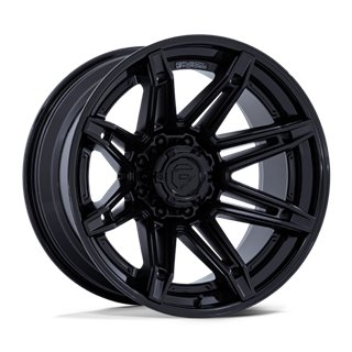Fuel Off-Road | FC401 22x12.0 ET-44 - MATTE BLACK WITH GLOSS BLACK LIP