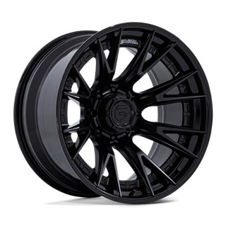 Fuel Off-Road | FC402 20x10.0 ET-18 - MATTE BLACK WITH GLOSS BLACK LIP