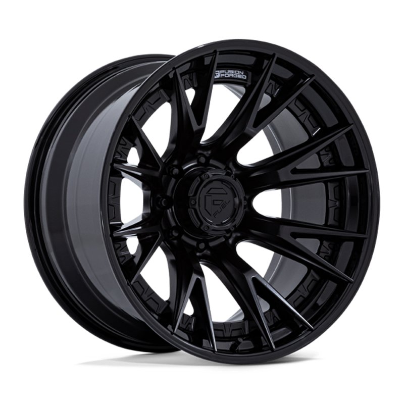 Fuel Off-Road | FC402 20x10.0 ET-18 - MATTE BLACK WITH GLOSS BLACK LIP