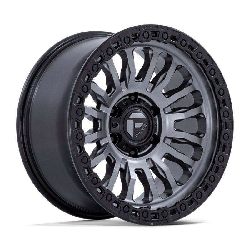 Fuel Off-Road | FC857 20x9.0 ET1 - MATTE GUNMETAL WITH BLACK LIP