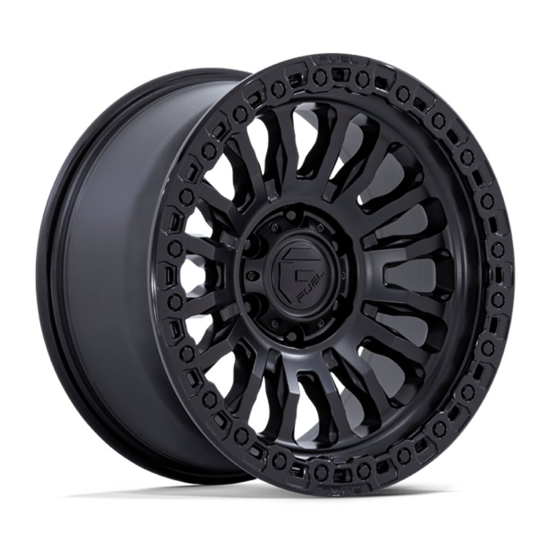Fuel Off-Road | FC857 20x10.0 ET-18 - MATTE BLACK WITH GLOSS BLACK LIP