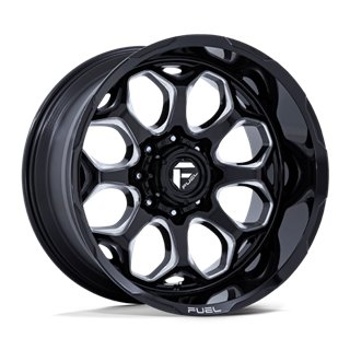 Fuel Off-Road | FC862 20x10.0 ET-18 - GLOSS BLACK MILLED