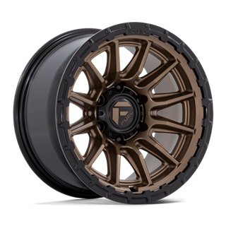 Fuel Off-Road | FC866 20x10.0 ET-18 - MATTE BRONZE W/ GLOSS BLACK LIP