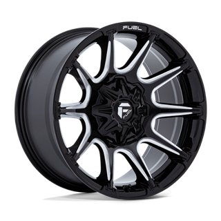 Fuel Off-Road | FC880 22x10.0 ET-18 - GLOSS BLACK MILLED