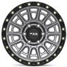 RTX | Striker 17x8.5 ET10 - Matte Gunmetal with Black Lip and Milled Rivets
