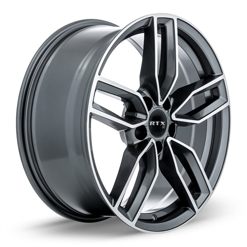 RTX | Kempten 19x8.0 ET35 - Satin Black with Machined Face