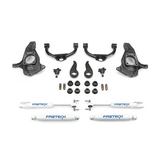 Fabtech | Lift Kit-Suspension w/Shock - Silverado / Sierra 2500 HD / 3500 HD 6.0L / 6.6L 2011-2018