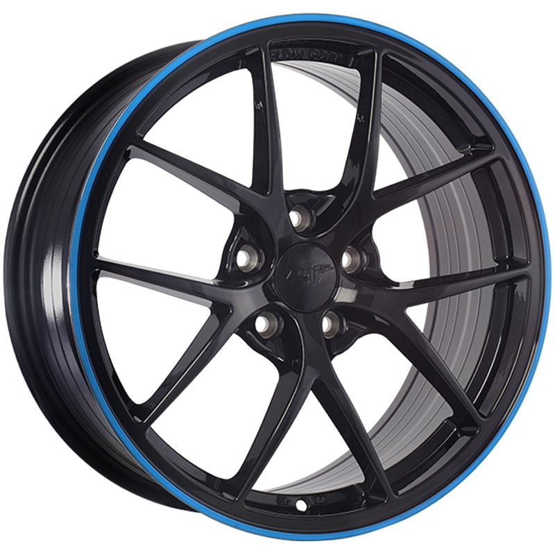 DAI | SKY 17x7.5 ET40 - Gloss Black - Blue Line