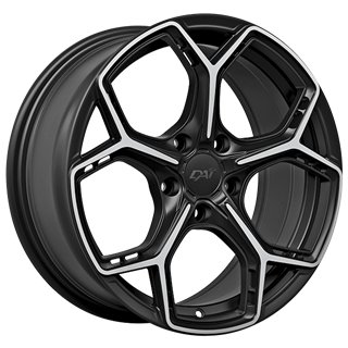 DAI | WIDOW 17x7.5 ET40 - Gloss Black - Machined Face
