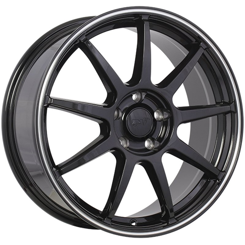DAI | REV 16x7.0 ET40 - Gloss Black - Machined Lip