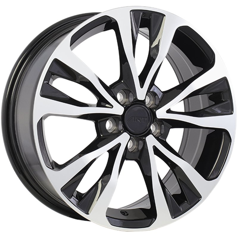 ART Replica | REPLICA 126 17x7.0 ET35 - Gloss Black - Machined Face