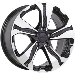 ART Replica | REPLICA 298 17x7.5 ET45 - Gloss Black - Machined Face