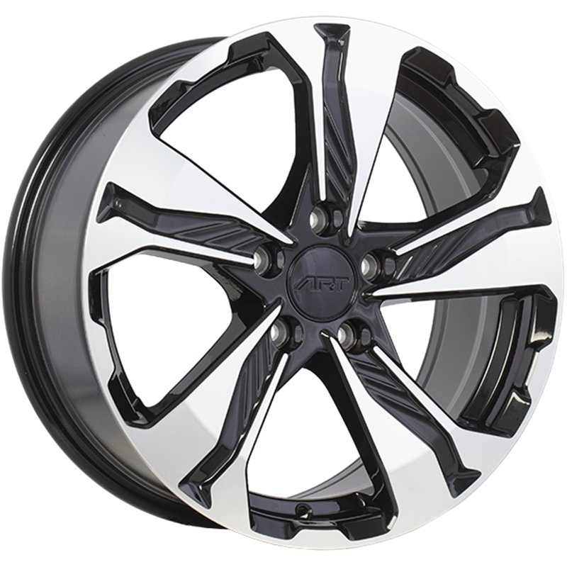 ART Replica | REPLICA 298 17x7.5 ET45 - Gloss Black - Machined Face