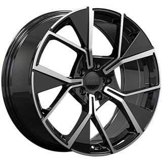 ART Replica | REPLICA 364 20x8.5 ET35 - Gloss Black - Machined Face