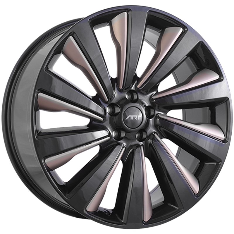 ART Replica | REPLICA 392 23x9.5 ET42 - Gloss Black - Caramel Inserts