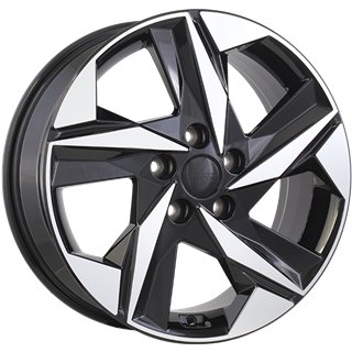 ART Replica | REPLICA 393 17x7.0 ET45 - Gloss Black - Machined Face