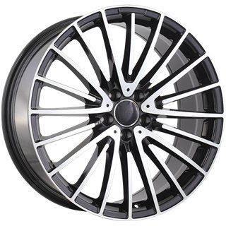 ART Replica | REPLICA 396 20x8.5 ET35 - Gloss Black - Machined Face