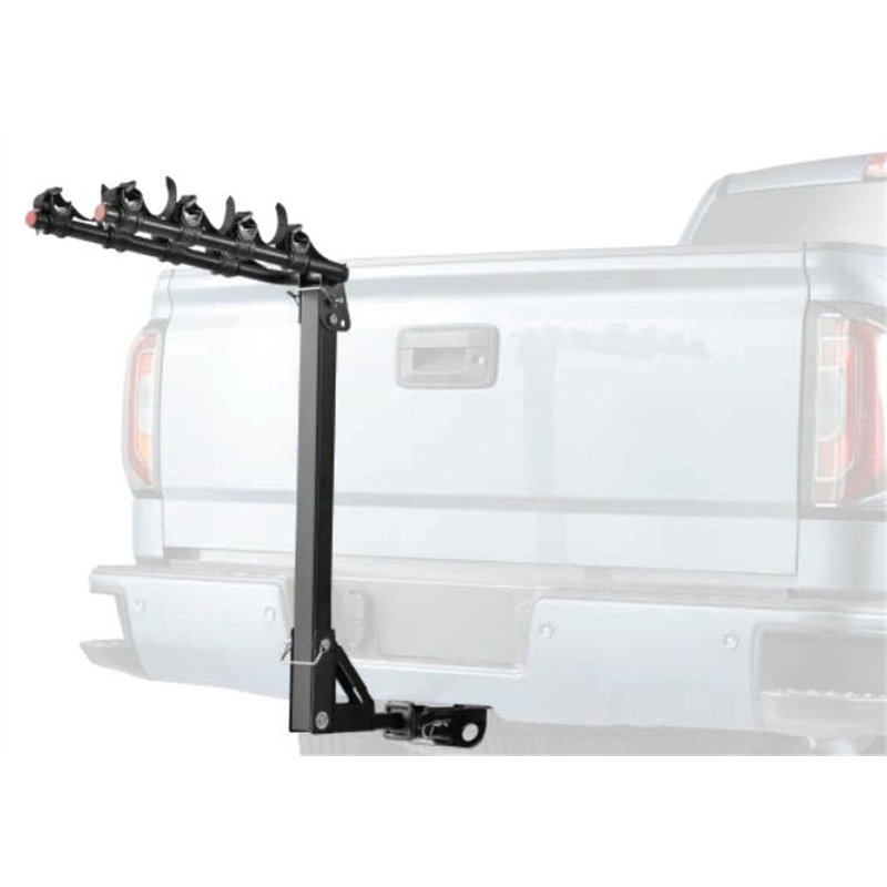 Enthuze | 1.25"/2" Hitch Mount Folding Bike Rack - Holds 4 bikes, up to 120 lbs